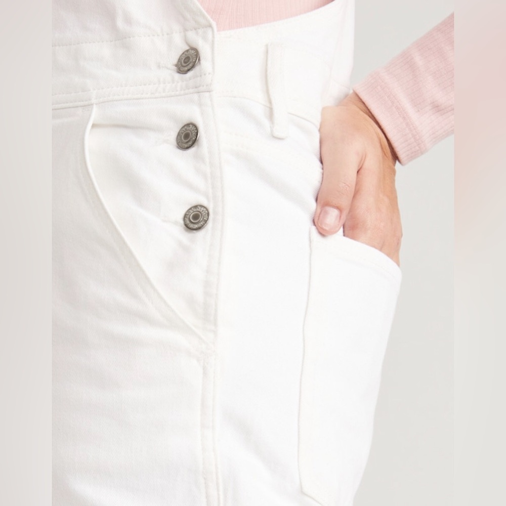 NWOT! O.G. Straight White Workwear Jean Overalls for Women - Multiple Sizes - Picture 5 of 10